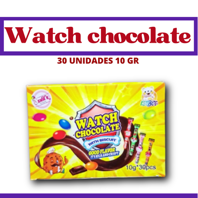 Watch chocolate 30 unidades 10 gr 