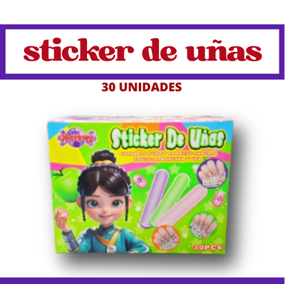 sticker de uñas 30 unidades