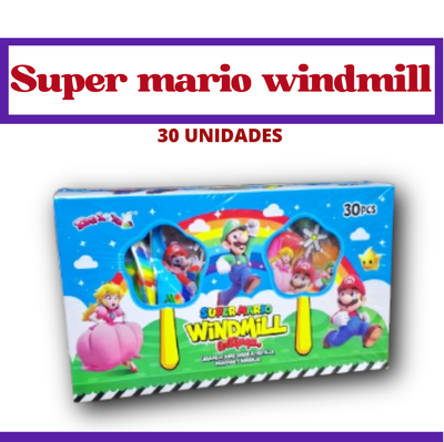Super mario windmill 30 unidades 