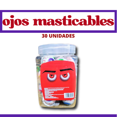 Ojos masticables 30 unidades