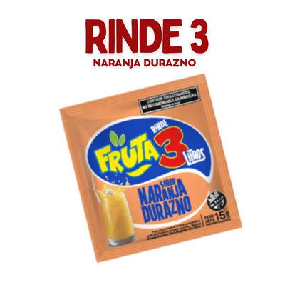 Rinde 3 Naranja Durazno
