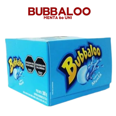 Bubbaloo menta caja de 60uni