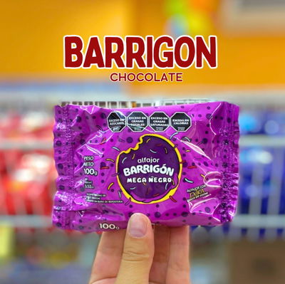 Alfajor Barrigon Triple Negro