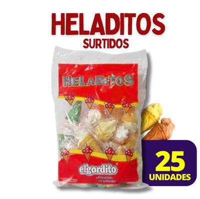 Heladitos "El gordillo"25u