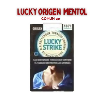 Lucky Origen Mentol Comun 20