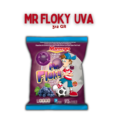 Mr.floky sabor uva marengo 24 unidades 312 gr