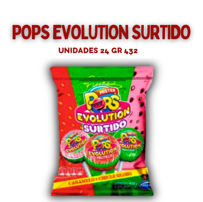 Pops Chupetín Surtido 24 uni