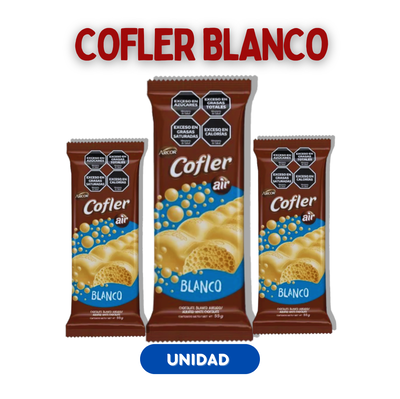 Chocolate Cofler blanco 55 gr 