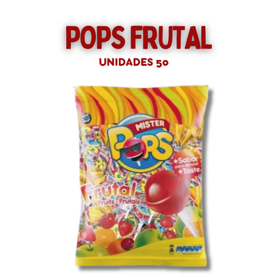 Pops Chupetín Frutal 50uni