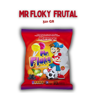 Mr.Floky frutal 24 unidades 