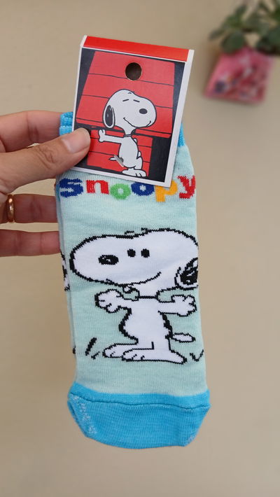 SOQUETES SNOOPY AQUA