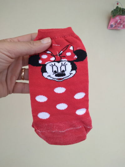 SOQUETES MINNIE ROJA