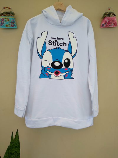 MAXIBUZO OVERSIZE STITCH BLANCO