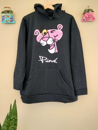 MAXIBUZO OVERSIZE PINK PANTER NEGRO
