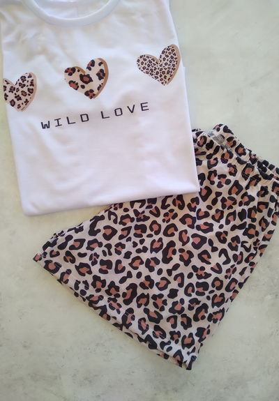 PIJAMA CORAZONES PRINT