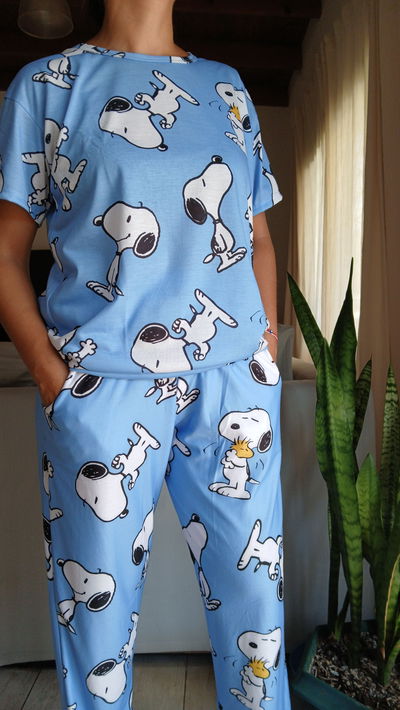 PIJAMA SNOOPY AZUL