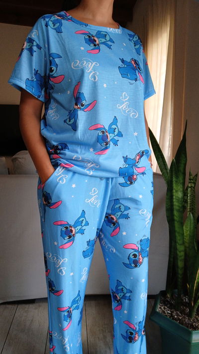 PIJAMA STITCH AZUL