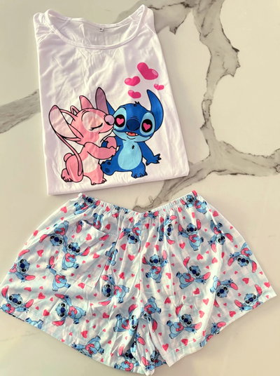 PIJAMA STITCH y ANGEL