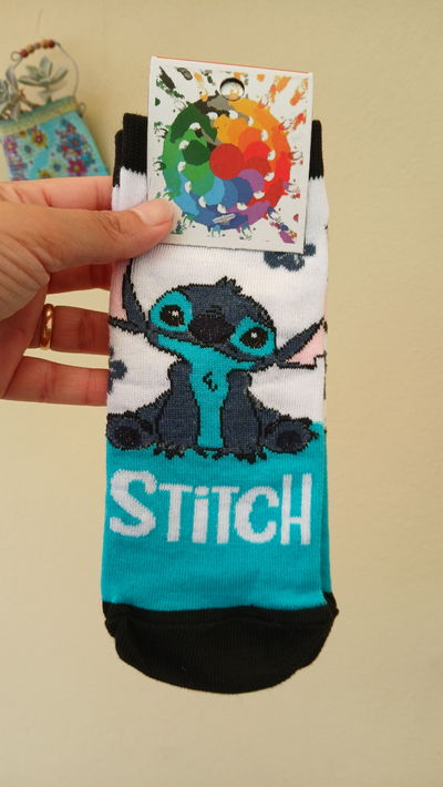 SOQUETES STITCH SENTADO 
