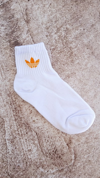 MEDIAS 1/4 ADIDAS BLANCAS