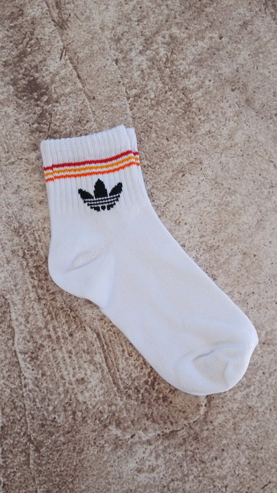 MEDIAS 1/4 ADIDAS RAYAS