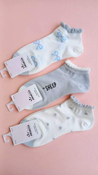 PACK X3 SOQUETES AMANECER 