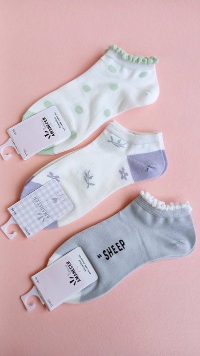 PACK X3 SOQUETES AMANECER 