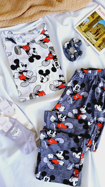PIJAMA MICKEY REME BLANCA 