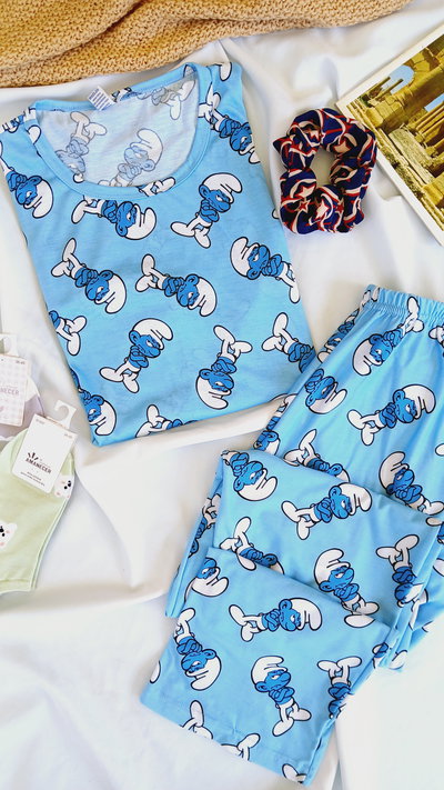 PIJAMA PITUFO GRUÑON 