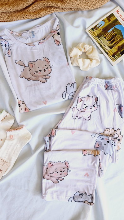 PIJAMA GATITOS 