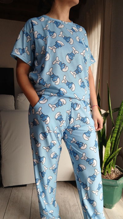 PIJAMA PITUFO GRUÑON 
