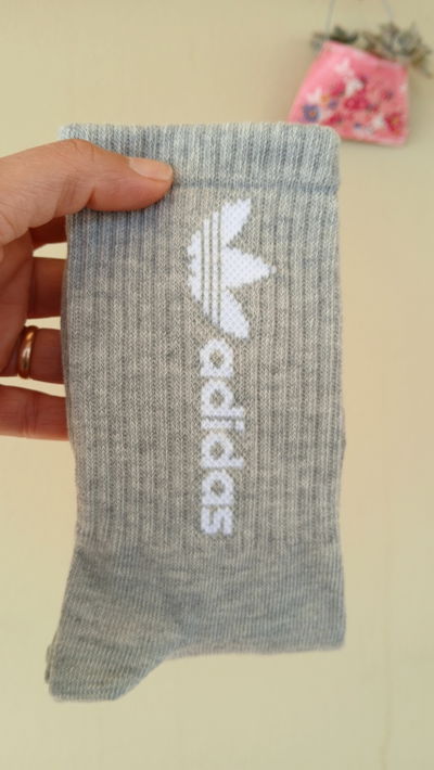 MEDIAS ADIDAS GRIS