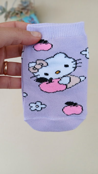 SOQUETES KITTY LILAS