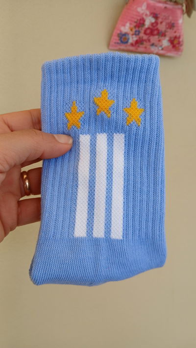 MEDIAS ADIDAS CELESTES ⭐️⭐️⭐️