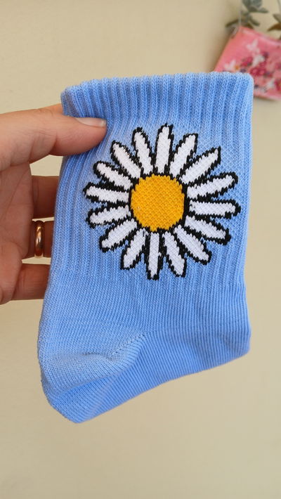 MEDIAS 1/4 MARGARITAS CELESTE 