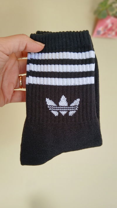 MEDIAS ADIDAS NEGRAS