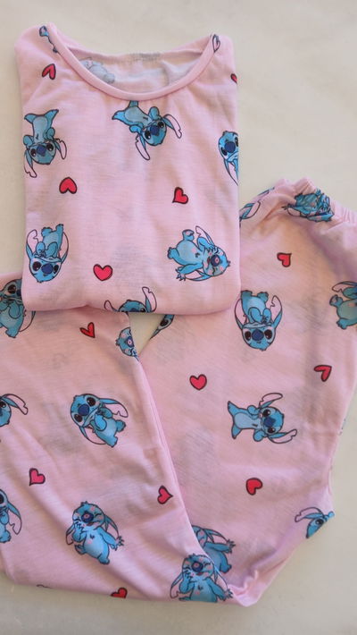 PIJAMA STITCH ROSA