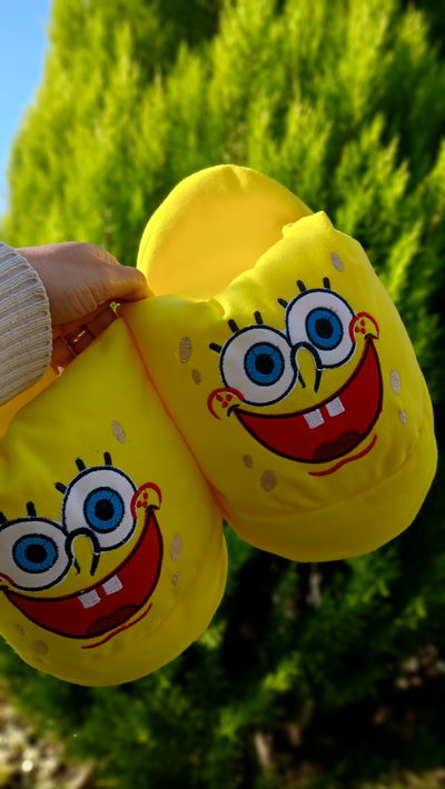 PANTUFLONES BOB ESPONJA 
