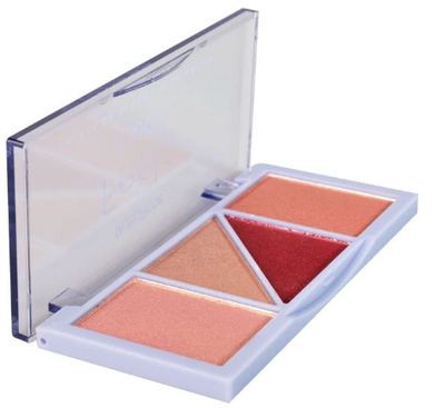 Paleta de rubor e iluminador feels mood ruby rose 
