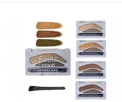 Sombras duo para cejas ruby rose