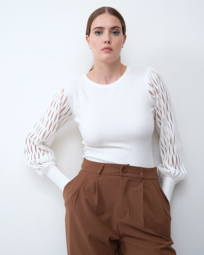 Sweater Bremer con Mangas trabajadas