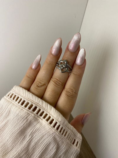 Anillo dos corazones AQ 