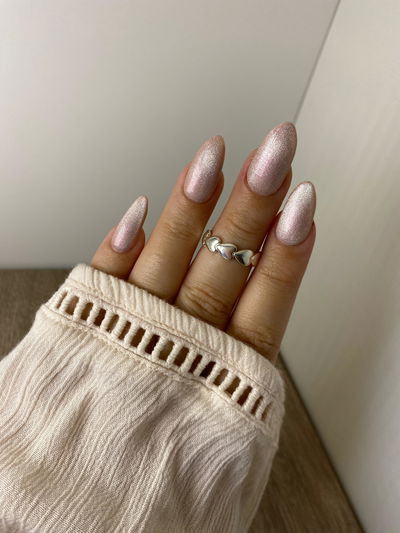 Anillo corazones AB