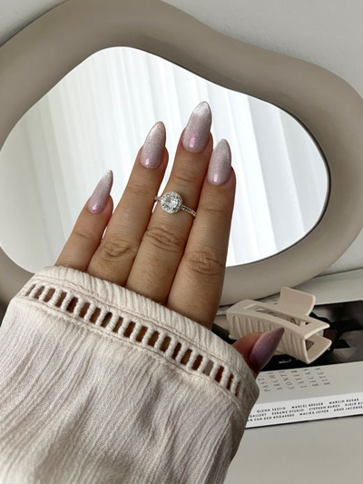 Anillo strass redondo AB