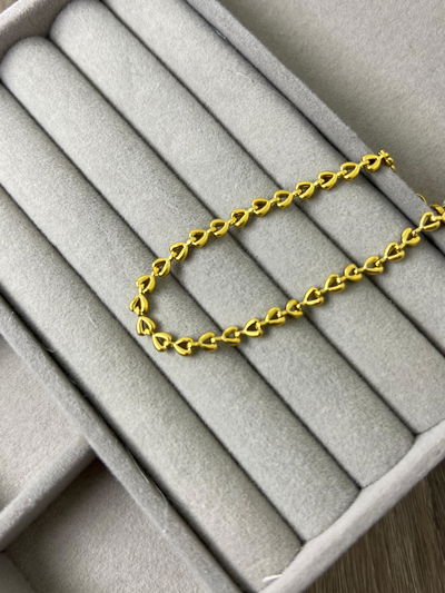 Pulsera corazón continua