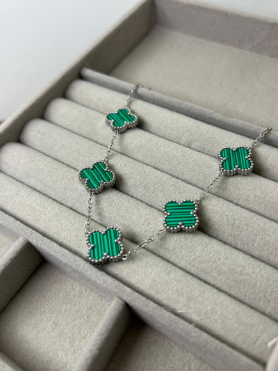 Pulsera trébol verde