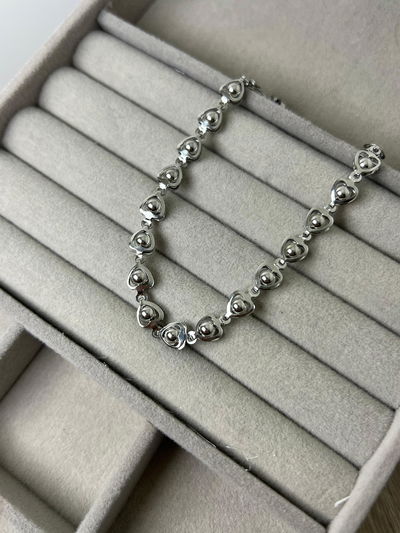 Pulsera cadena corazón