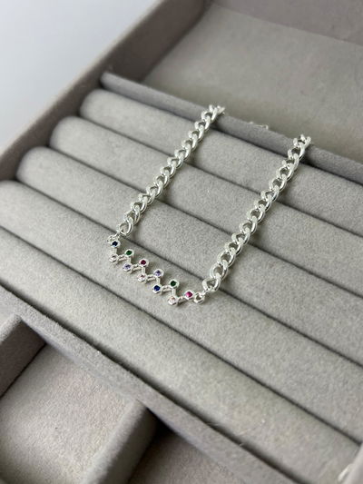 Pulsera zig-zag