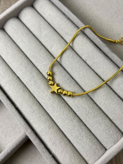 Pulsera cola de ratón estrella