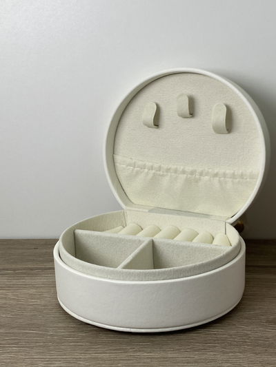 Estuche Organizador de Joyas BLANCO